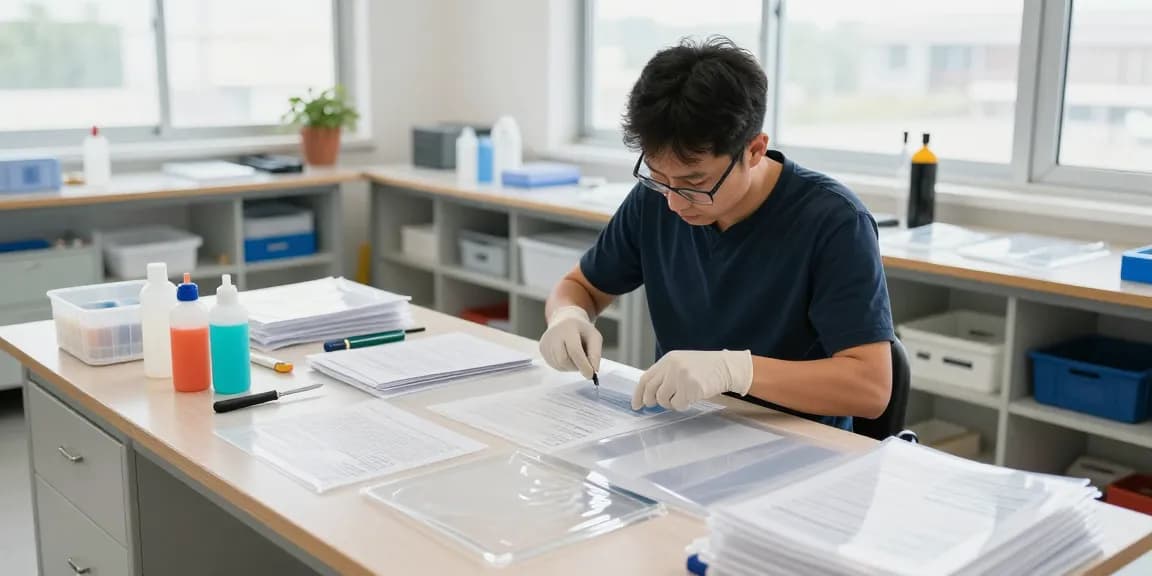 Dịch vụ Địa chỉ bóc ép plastic đáng tin cậy, trình bày các kỹ thuật chuyên nghiệp trong một xưởng làm việc sạch sẽ.