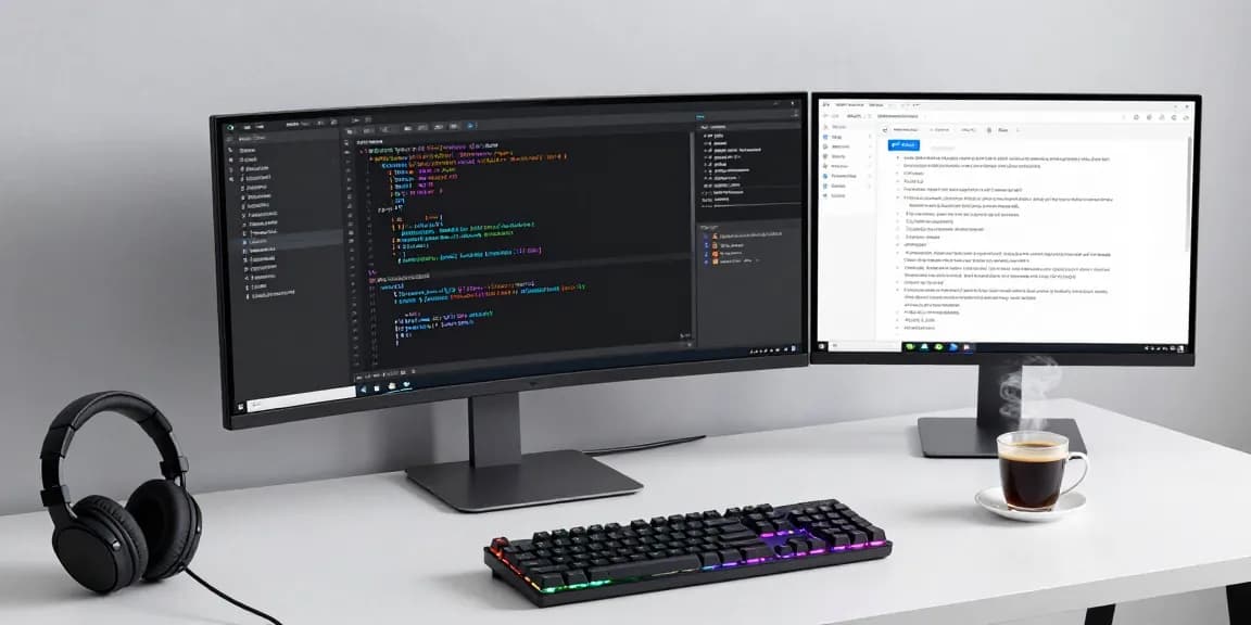 THABET software development workspace with advanced coding tools and cloud solutions.