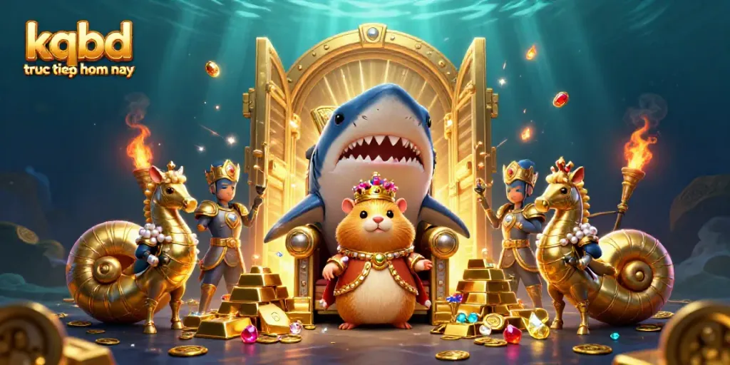 Engage with exciting kqbd truc tiep hom nay in a vibrant underwater scene filled with treasures.