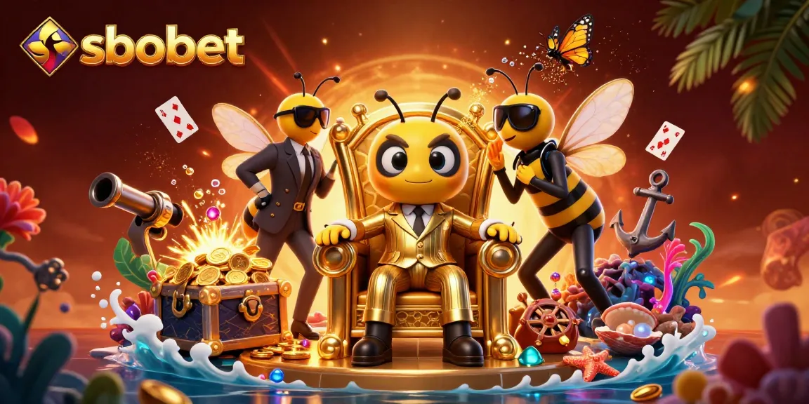 Simplify betting with sbobet as a fun sports experience alongside immersive 3D illustrated elements.