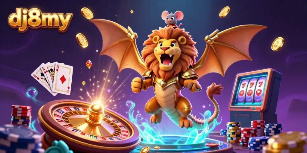 Experience thrilling gameplay at dj8my casino with vibrant visuals and exciting gaming elements.