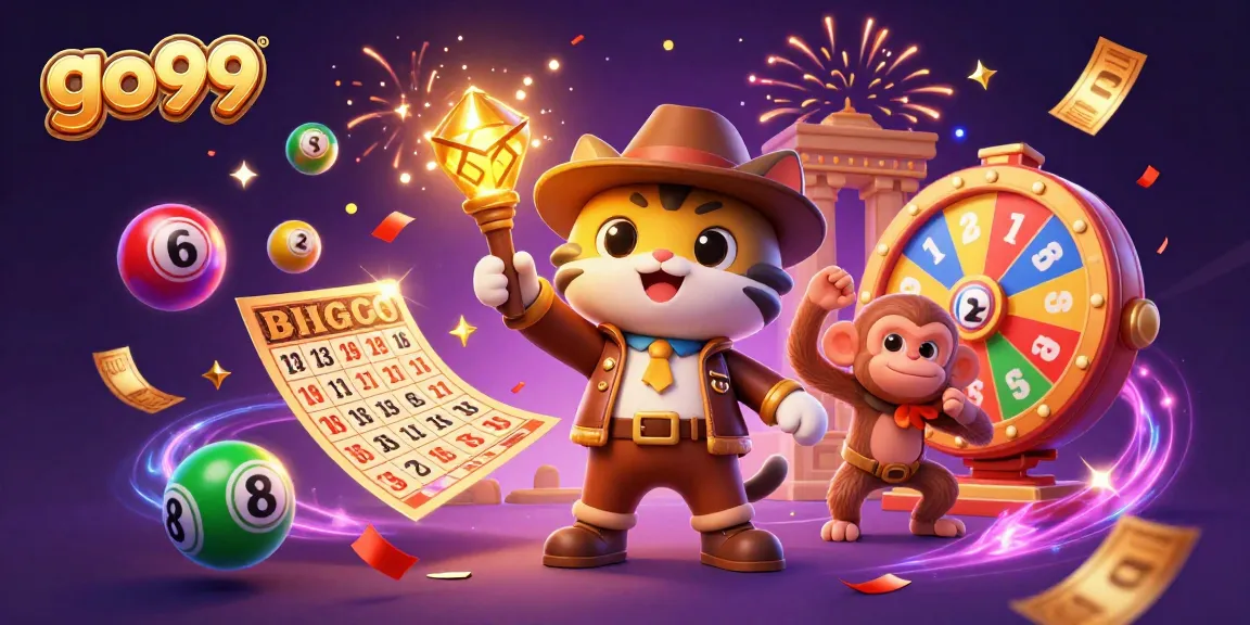 Experience vibrant gameplay with go99 as the explorer cat discovers thrilling casino treasures.