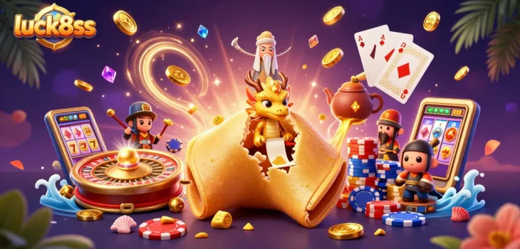 Engage in luck8ss casino excitement with vibrant characters and dynamic gaming elements.
