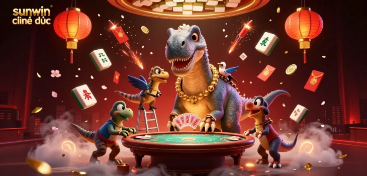 Play big and win at sunwin chính thức with vibrant casino scenes featuring entertaining characters!